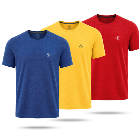 Tricouri bărbați - Set 3 tricouri Esențial, ColorEscu CC42