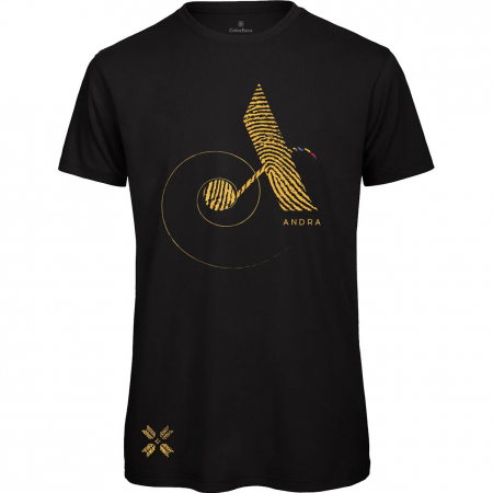 Colecții speciale - Tricou Andra, pentru băieți, culoare neagră CAA02