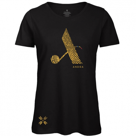 Colecții speciale - Tricou Andra, pentru fete, culoare neagră CAA01