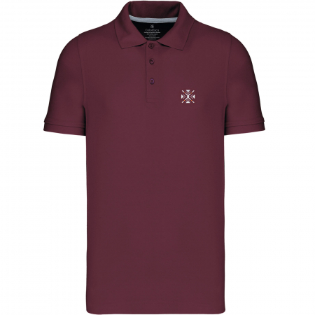 Tricou ColorEscu, densitate mare, broderie, culoare vișiniu închis, CC35