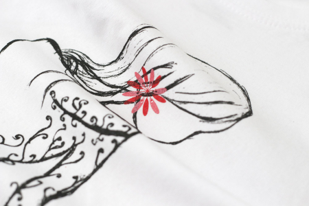 Tricou Cosânzeana, copii, culoare albă CP23 [2]