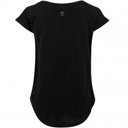 Tricou Daca n-aș fi, nu s-ar povesti, damă, culoare neagră, CT63 [2]