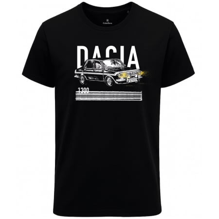 Tricouri - Tricou Dacia, bărbat, culoare neagră CRP121