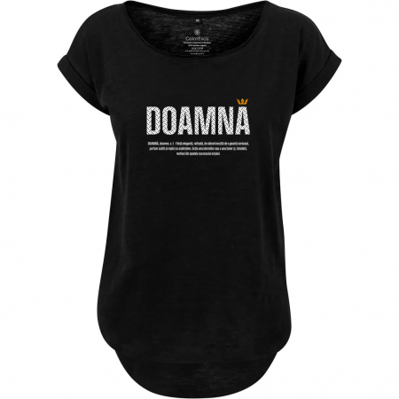 Tricouri damă - Tricou Doamnă, damă, culoare neagră  CT70