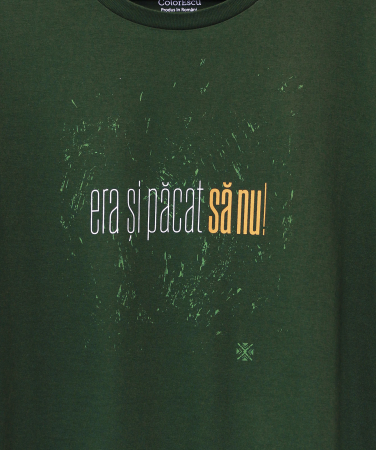 Tricou Era și păcat sa nu, damă, culoare verde, CIR127 [1]