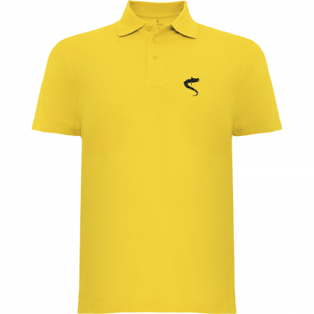 Tricou Lup Dacic, broderie, culoare galbenă CDAC62