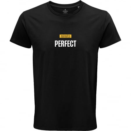 Tricou Mai mult ca perfect, bărbat, culoare neagră CT66