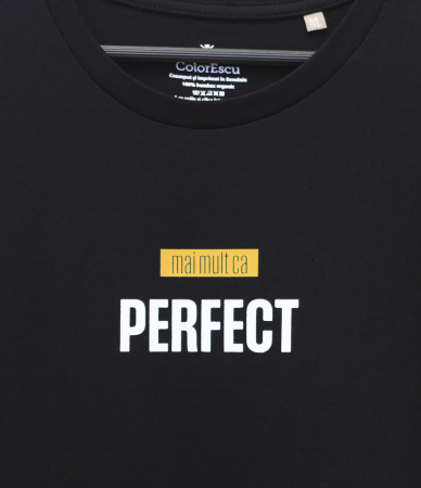 Tricou Mai mult ca perfect, bărbat, culoare neagră CT66 [1]