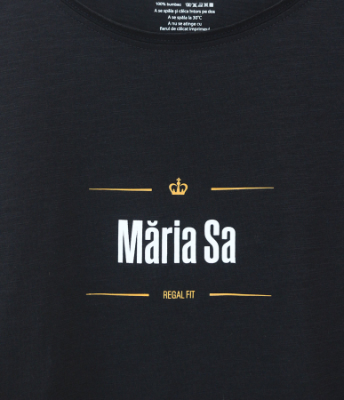 Tricou Măria Sa, damă, culoare neagră CT87 [2]