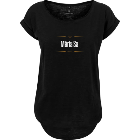 Tricou Măria Sa, damă, culoare neagră CT87 [1]