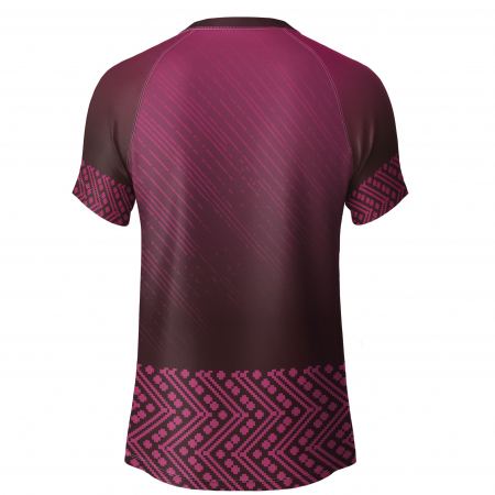 Tricou Motiv România, material tehnic sport, damă, culoare ciclam, CS52 [1]