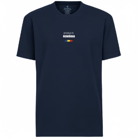 Îmbrăcăminte România - Tricou ”Produs în România”, culoare bleumarin - CRP119
