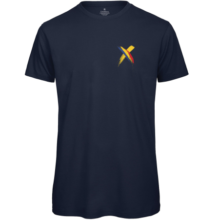 Tricouri bărbați - Tricou X România, culoare bleumarin, CRP350 - 4XL