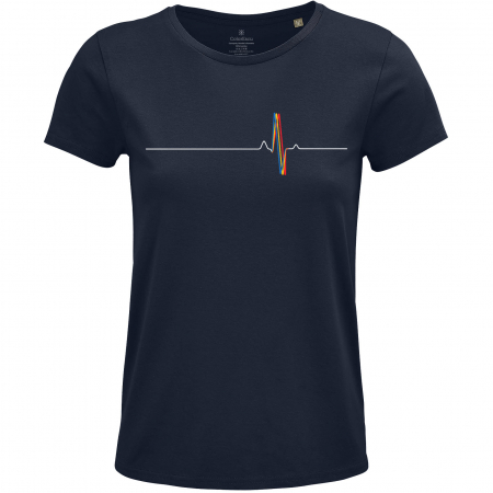 România - Tricou Puls Românesc, damă, culoare bleumarin, CIR101