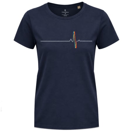 Tricouri damă - Tricou Puls Românesc, damă, culoare bleumarin, CIR101