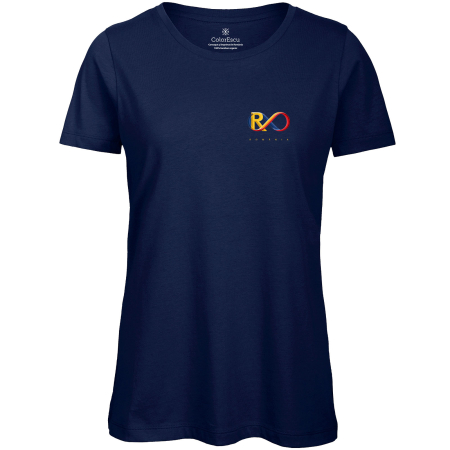 Tricouri - Tricou Ro-Infinit, România, simbol, damă, culoare bleumarin CRP127