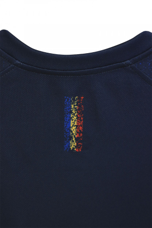 Tricou #România, material tehnic sport, culoare bleumarin, CS09 [4]