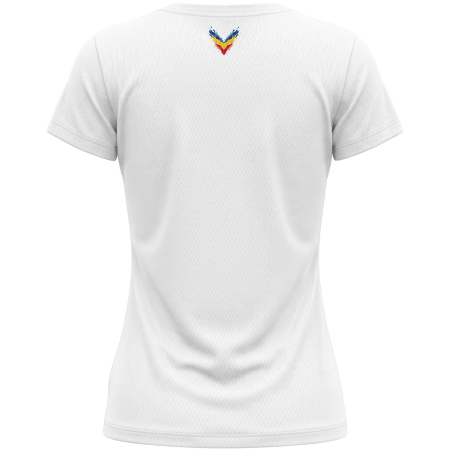 Tricou România, material tehnic sport, damă, culoare albă CS73 [1]