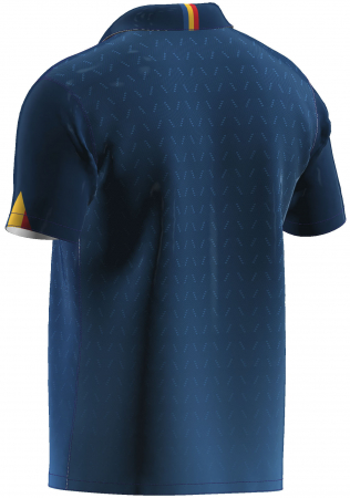 Tricou România polo, material tehnic sport, culoare bleumarin, CS21 [2]
