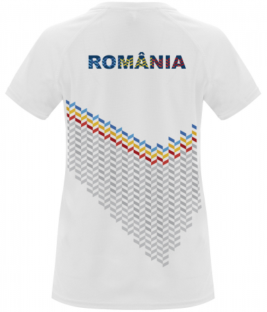 Tricou România, damă, material tehnic sport CS04 [1]