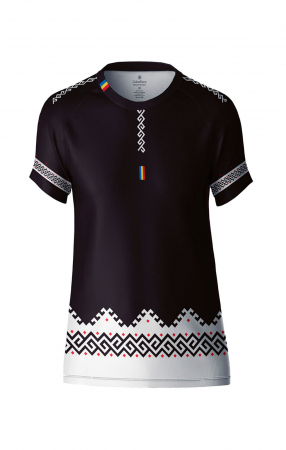 Tricou Simbol România, material tehnic sport, damă, culoare neagră, CS25 [5]
