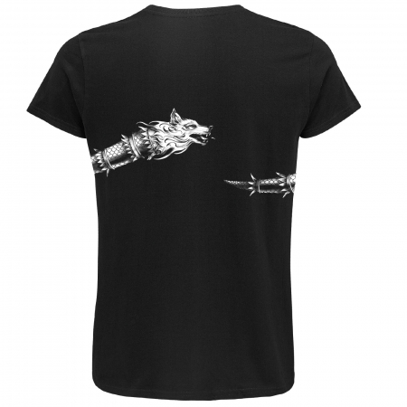 Tricou Lupul Dacic, simbol Romania, bărbat, culoare neagră, CDAC112 [1]