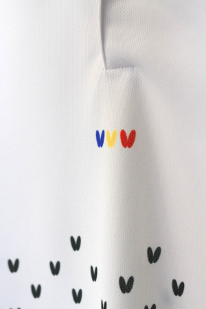 Tricou Simbol Tradiții, material tehnic sport, polo, bărbat, culoare albă, CS37 [3]