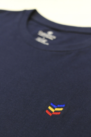 Tricou Simbol Tricolor, broderie, bărbat, culoare bleumarin, CRP104 [1]