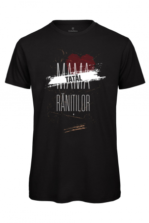 Tricou Tatal Răniților, culoare neagră, CT56 [2]