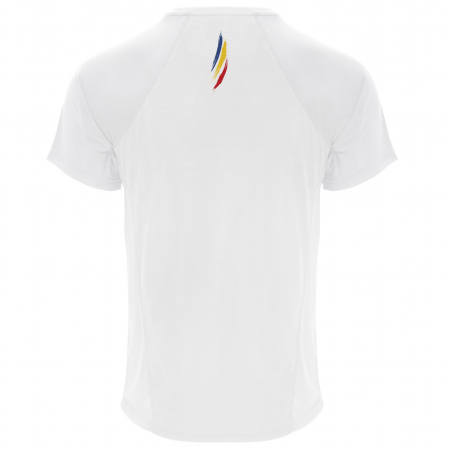Tricou Tricolor România CS19, material tehnic sport, bărbat, culoare albă [1]
