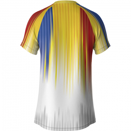 Tricou Tricolor România, material tehnic sport, damă, culoare albă, CS23 [1]