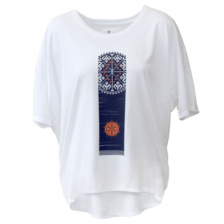 Tricou Vremuri Noi, damă, culoare albă, CIR122