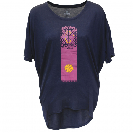 Tricou Vremuri Noi, damă, culoare bleumarin, CIR131