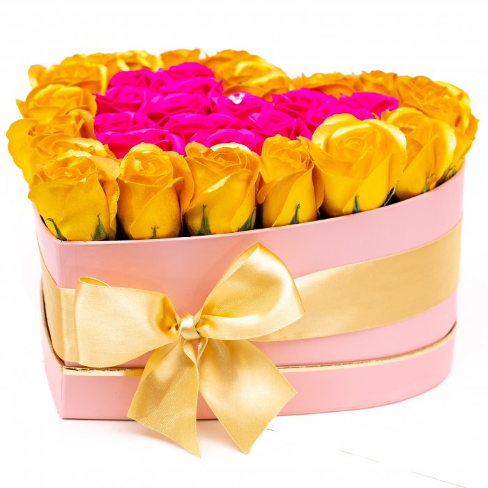 Aranjament Floral Golden Pink, 26cm [4]