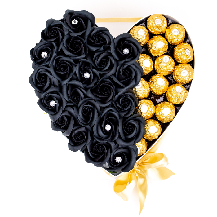 Aranjament Floral Black Ferrero Rocher Love [4]