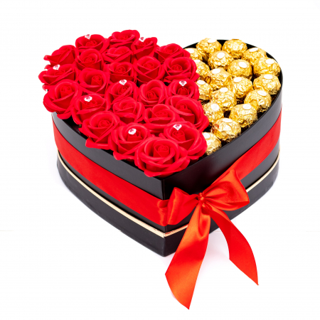 Aranjament Floral Red Ferrero Rocher Love [0]