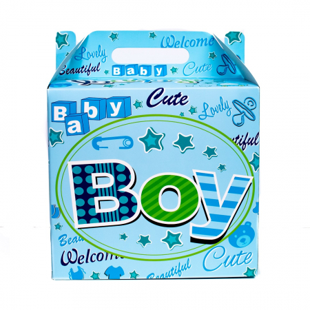 Cadou Bebelus/Nou-Nascut, Bleu, BB Boy, Cutie cu  8 Piese [1]