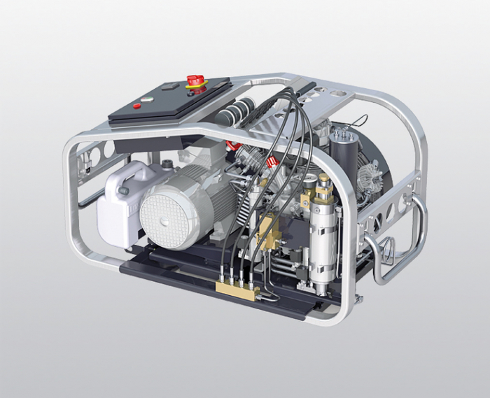 COMPRESOR INALTA PRESIUNE 300 bar 320 l / min, 7,5 kW Bauer MARINER 320 - E [2]