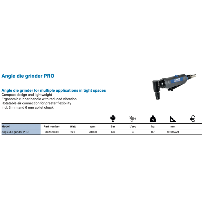 ABAC Angle die grinder PRO - 116 EURO FARA TVA [2]