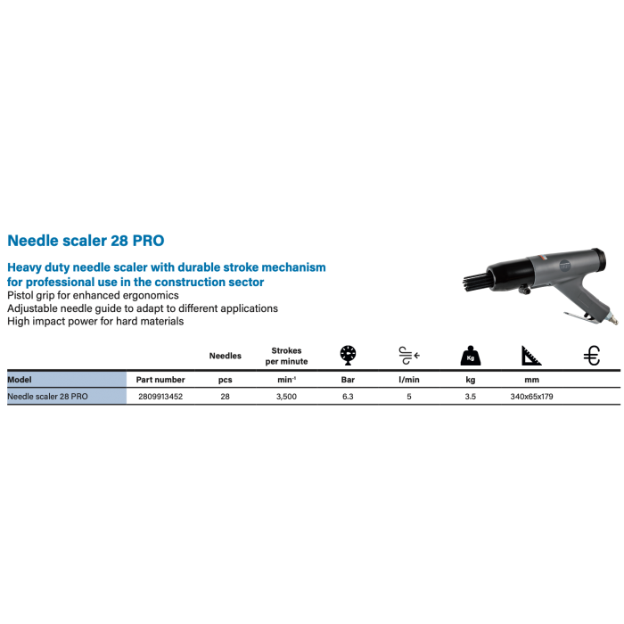 ABAC Needle scaler 28 PRO - [2]