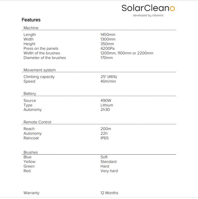 SolarCleano F1 SOLAR PANEL CLEANING ROBOT [2]