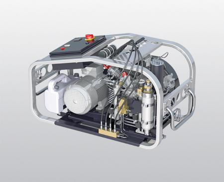 COMPRESOR INALTA PRESIUNE 300 bar 320 l / min, 7,5 kW Bauer MARINER 320 - E [1]