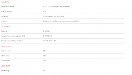 Convertizor de frecventa  CV50‐2800‐4F - 280 KW 530 A - 16300 EURO FARA TVA [3]