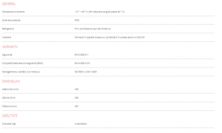 Convertizor de frecventa  CV50‐300‐4F– 30 KW 60 A - 2020 EURO FARA TVA [3]