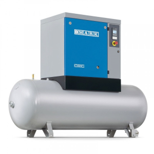 Compresoare industriale - COMPRESOR CU SURUB MSM 7,5 kW MONTAT PE REZERVOR 4700 EURO FARA TVA