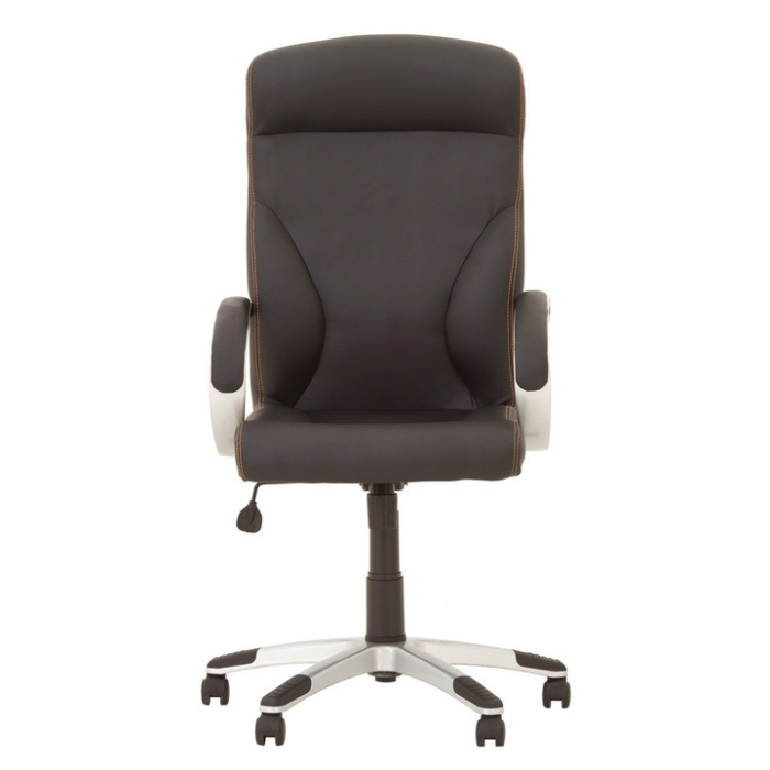 Scaun directorial RIGA, Negru piele ecologica [2]