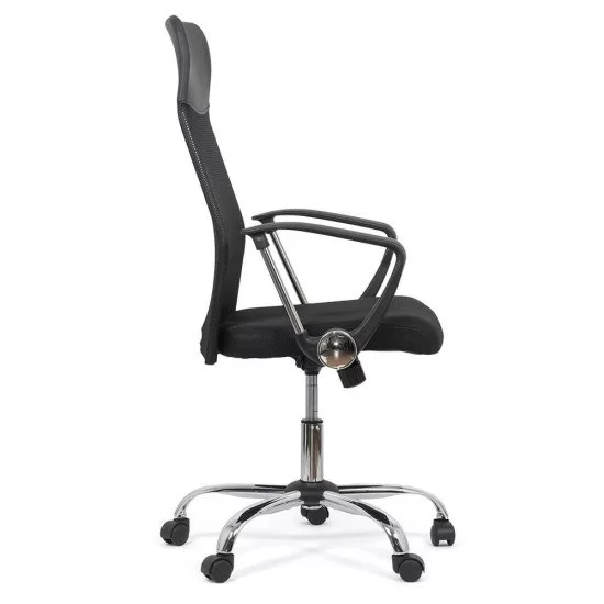Scaun de birou ergonomic TAZZ Mesh/ piele ecologica Negru [6]