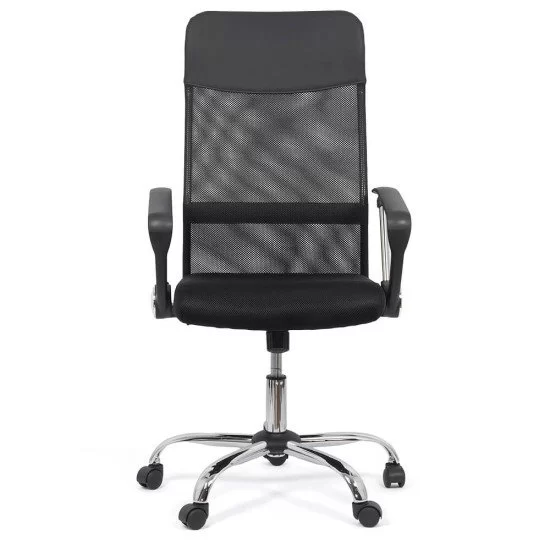 Scaun de birou ergonomic TAZZ Mesh/ piele ecologica Negru [2]