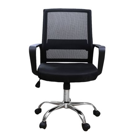 Scaun de birou ergonomic VEKTOR, mesh, negru [2]