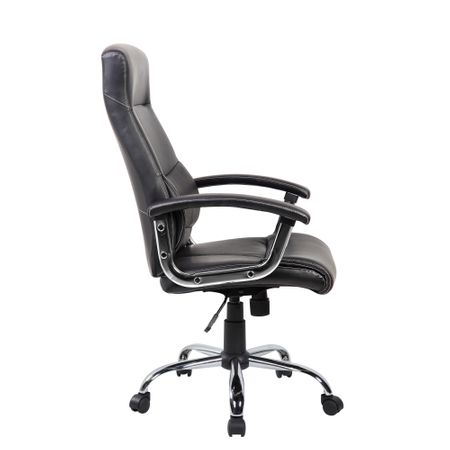 Scaunul directorial TIMBERLAKE, piele ecologica, negru [3]